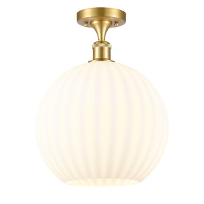Plafonnier semi-encastré 1 lumière Ballston - Adriao