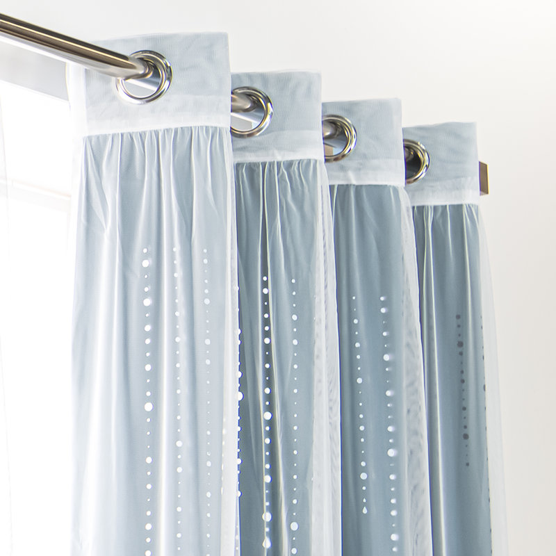 Exzavion Room Darkening Curtain, Mingreen