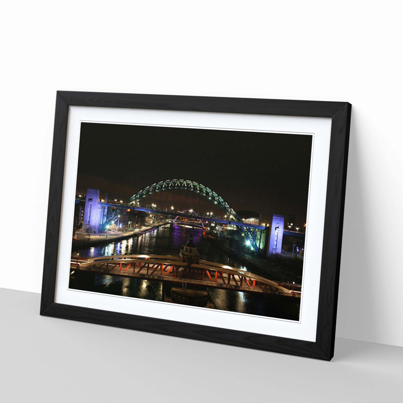 Single Picture Frame Print, Black