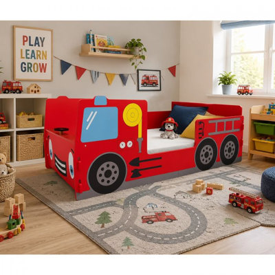 Fire Engine Junior Toddler Bed