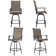 Allenna 4 - Person Metal Patio Dining Set with Square Table