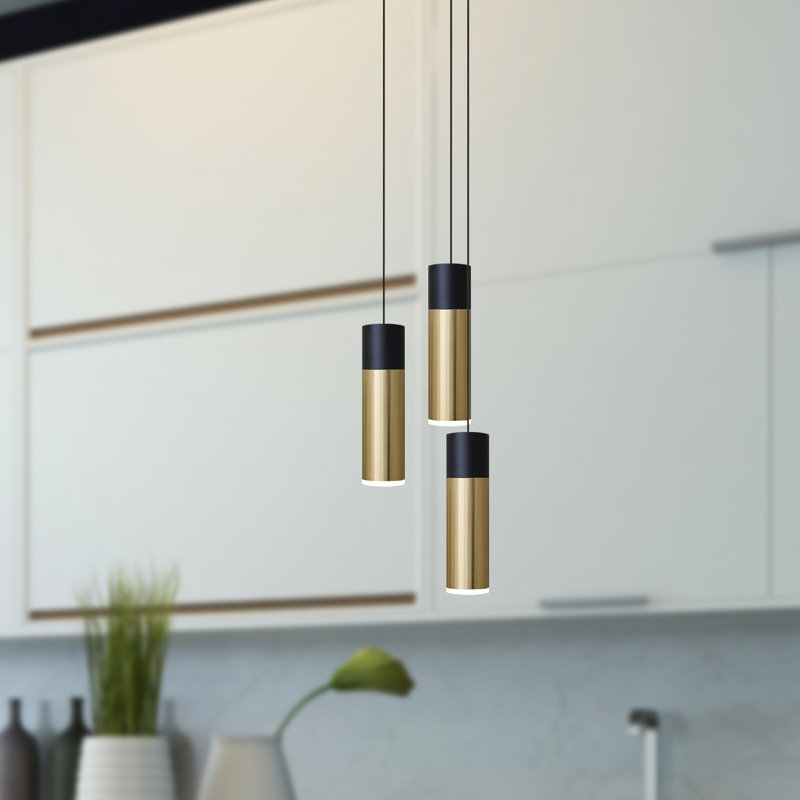 Costigan 3 - Light Cluster Pendant, Brass