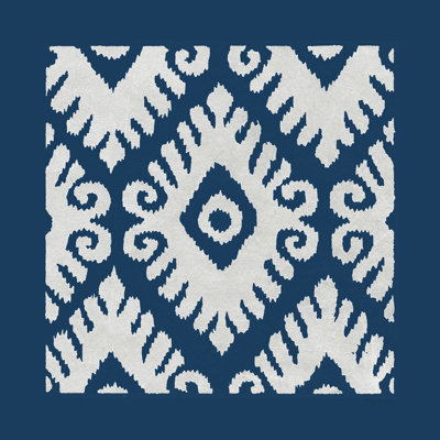 Simply Elegant VII - blanc sur bleu