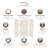 SaraMar 48'' W 36'' D 96'' H Glue Up Solid Surface Wall-42040206-124488993