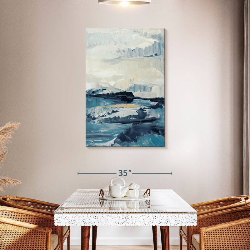 Avery, liberté de la mer bleue I, H 45 po x l 30 po