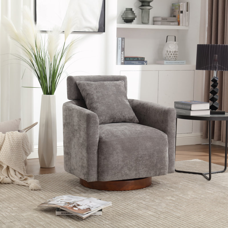 dossier réglable, tissu chenille doux et confortable, conception ergonomique de la chaise de salon, Gris chenille