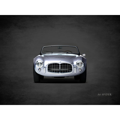 «Maserati A6 Spider» par Mark Rogan - reproduction d'art sur toile tendue