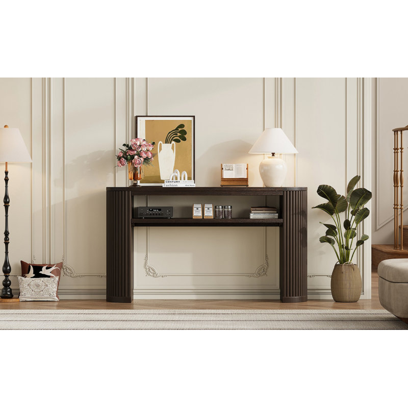 Console Rustic, Espresso, Espresso, Espresso