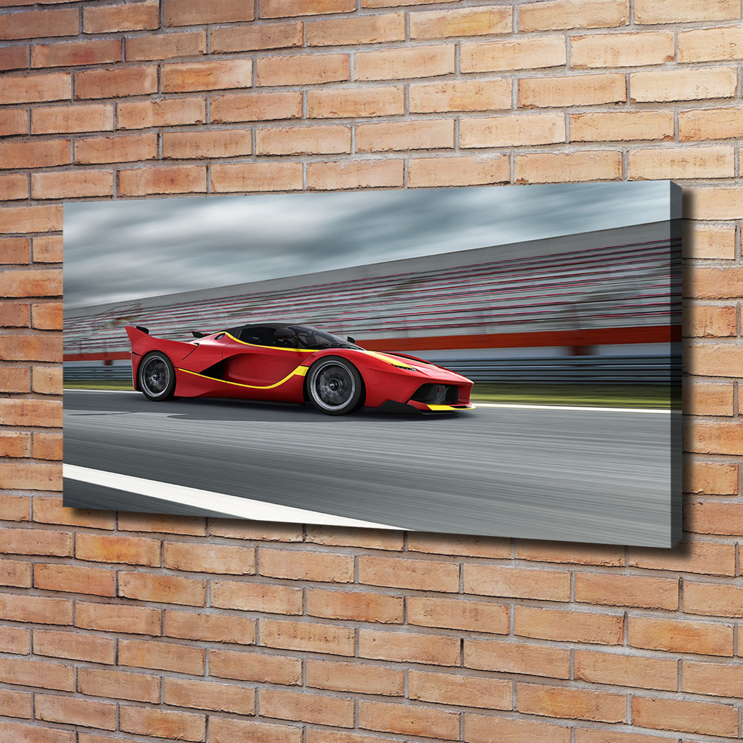 Leinwanddruck - Wandkunst - Drucke auf Leinwand - 120X60 Bild Bildthema: Sportwagen