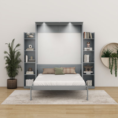 Lit escamotable avec tablettes Murphy