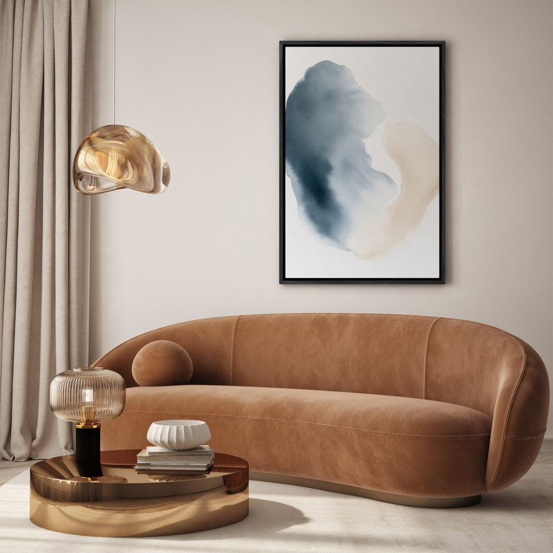 Art mural encadré abstrait rétro antique classique pour chambre à coucher, H 24 po x l 16 po, Noir