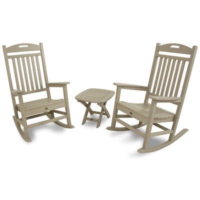 POLYWOOD Yacht Club 3-Piece Rocker Set