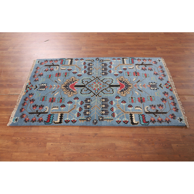 Tapis bleu clair All-Over Ziegler 3 x 5