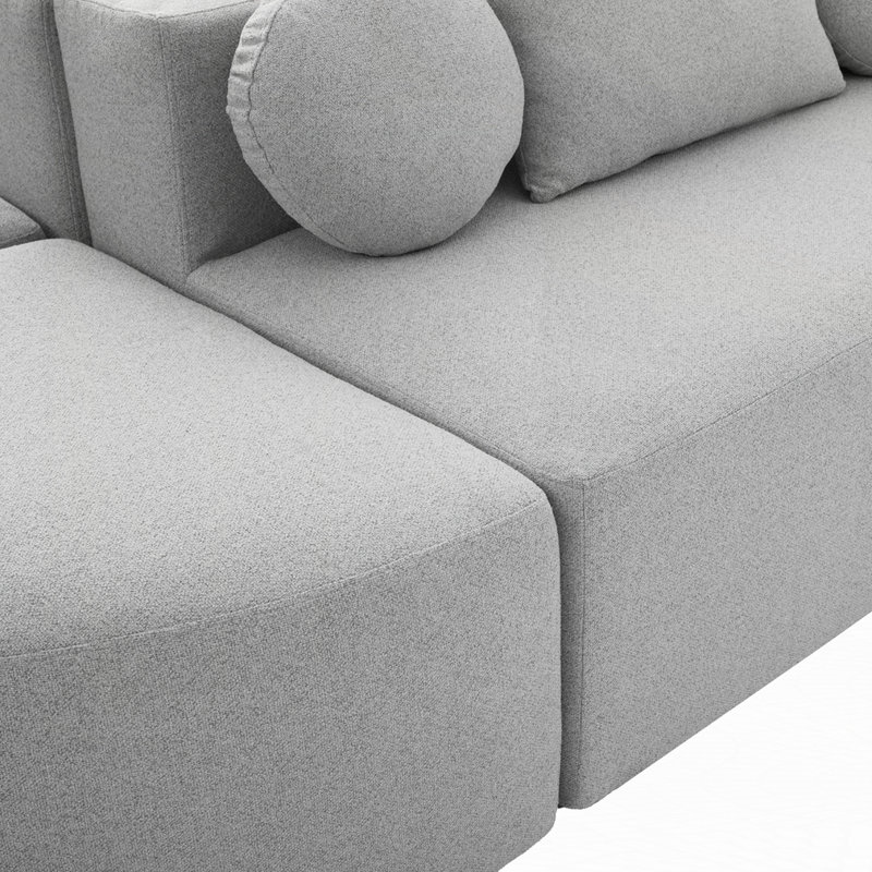 Canapé modulaire Boneless Couch, Gris