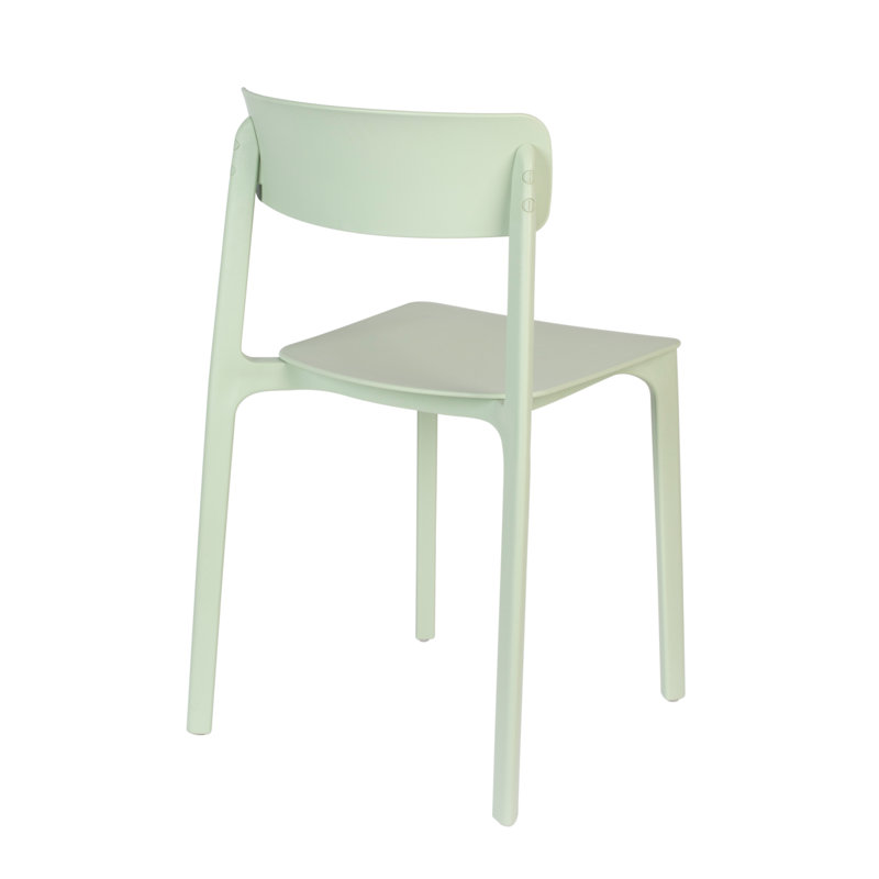 Outdoor Dining Side Chair, Green