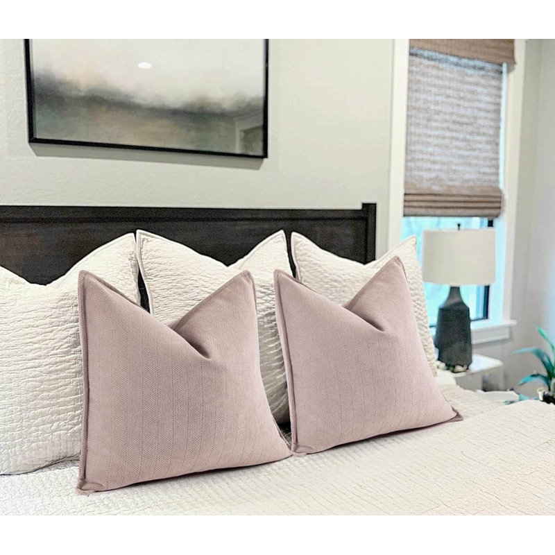 Rectangular Pillow Cover, Dusty Pink