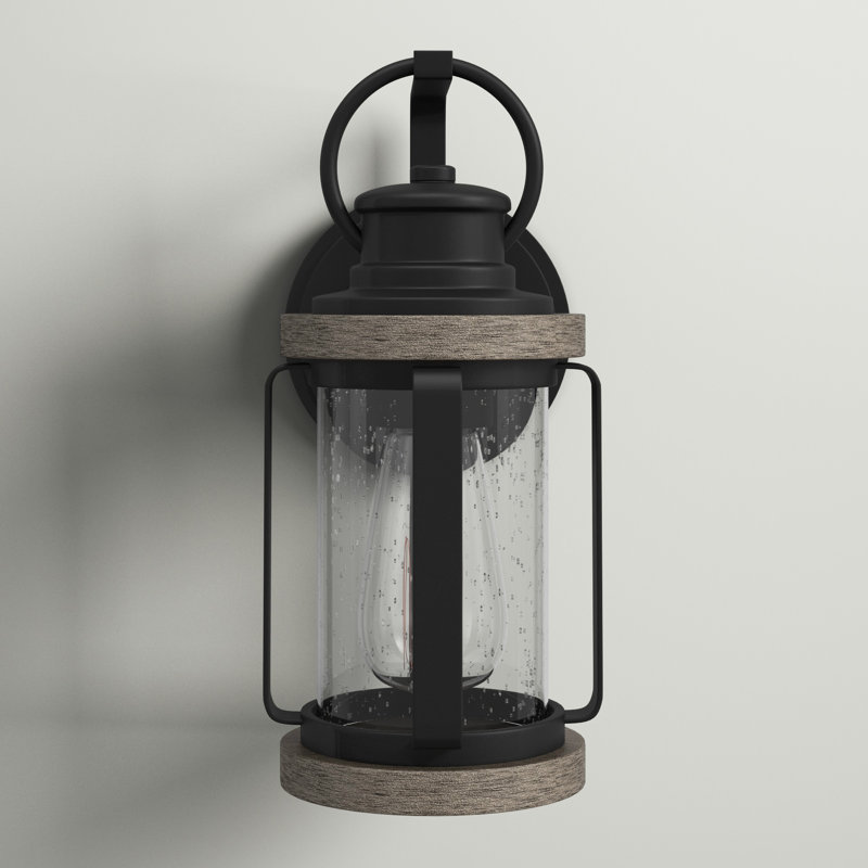 Lanterne murale d'extérieur Bakewell, H 11,75 po x l 5,75 po x P 6,75 po