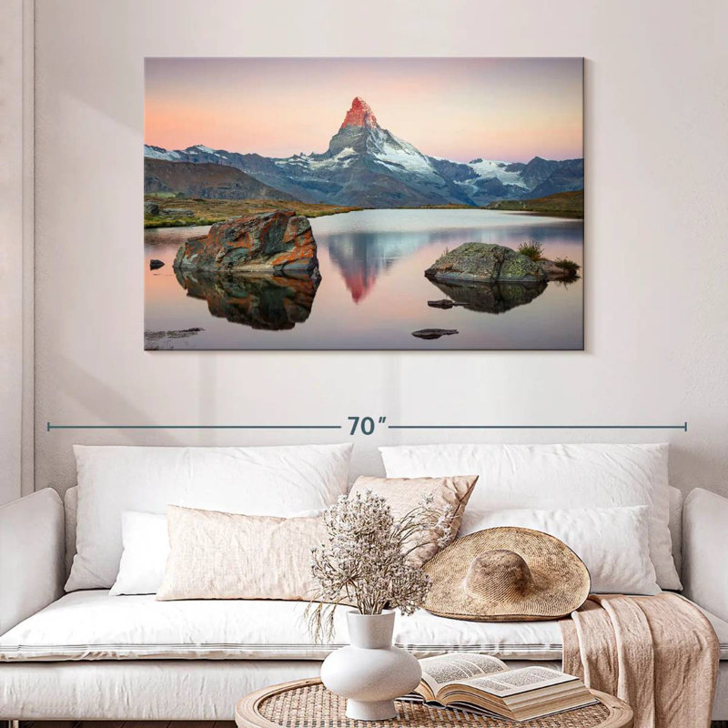 Alvord Matterhorn Lake Reflection, H 32 po x l 48 po