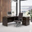 Bureau d'ordinateur en L Series C
