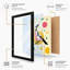 Parrot in Motion Geometric 1 Piece Single Picture Frame Wall Art-354717716-354717718