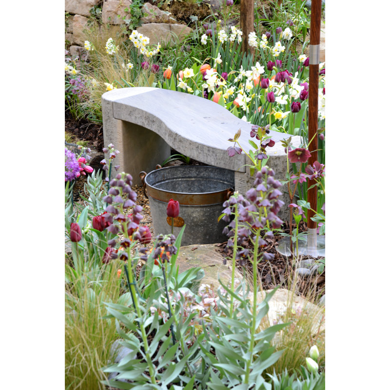 Tybalt Stone Outdoor Bench
