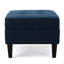En tissu bleu marine avec rembourrage supplémentaire, l 23,25 po x l 28,25 po H 17,75 po, siège confortable pour entrée, 27,98 po 24,19 18,37 po, ajout accueillant