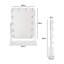 Fallston Metal Rectangle Floor Mirror