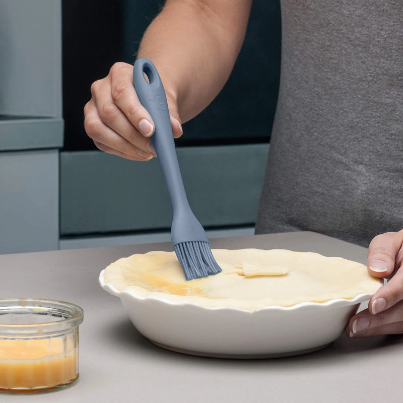 Zeal Silicone Meat Basting Brush, Provence Blue