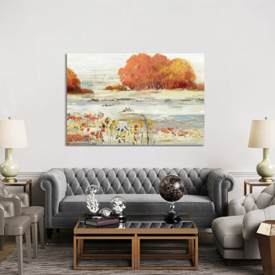 A Ways Away by Allison Pearce - Wrapped Canvas Painting