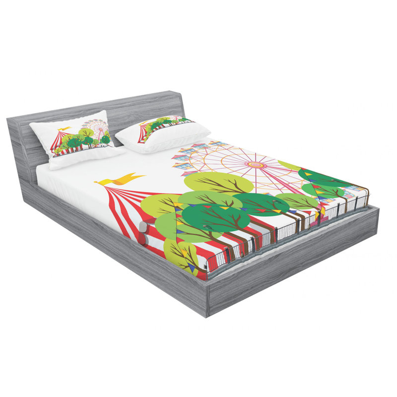 Microfiber Sheet Set, Queen Sheet Set with Fitted Sheet