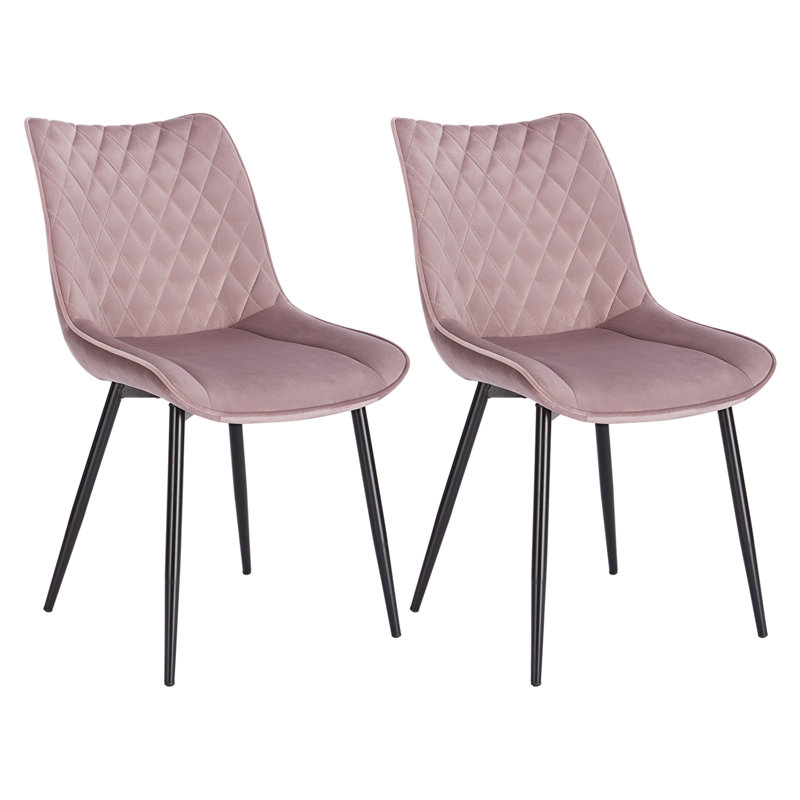 Toombs Upholstered Dining Chair, Pink