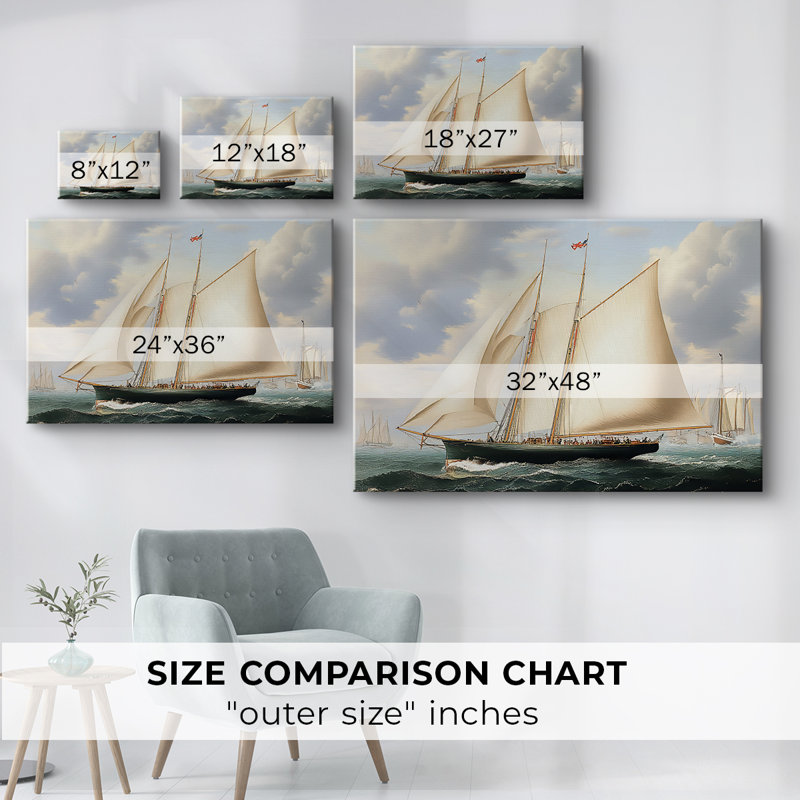 Série nautique-Lxxxi - Cavas enveloppés de galerie, 18 x 27