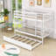 Lit superposé simple au-dessus d'un lit simple avec lit gigogne Gudveig de Harriet Bee-1336367281