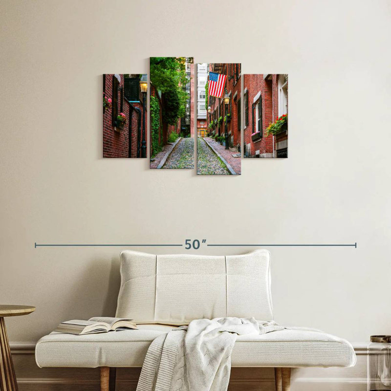 Acorn street in boston Sireci, H 22 po x l 36 po