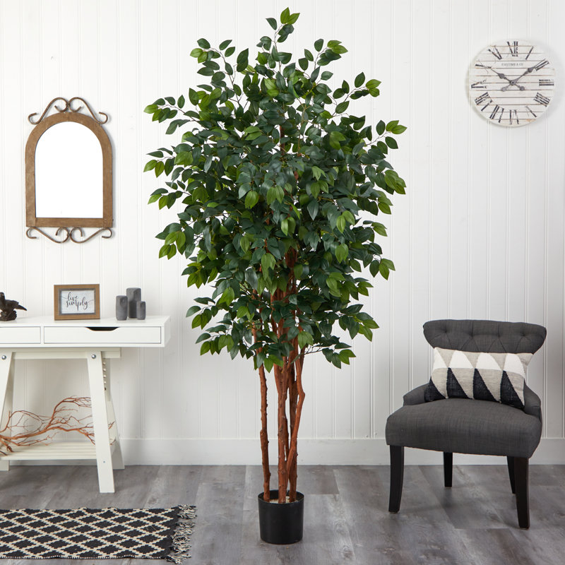 Ficus artificiel en pot 84 po