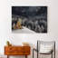 «Lit Tree Winter Landscape» sur toile