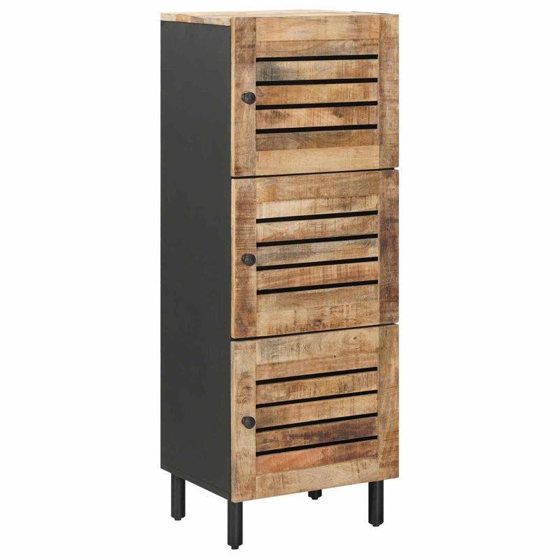 40 cm W Solid Wood Highboard