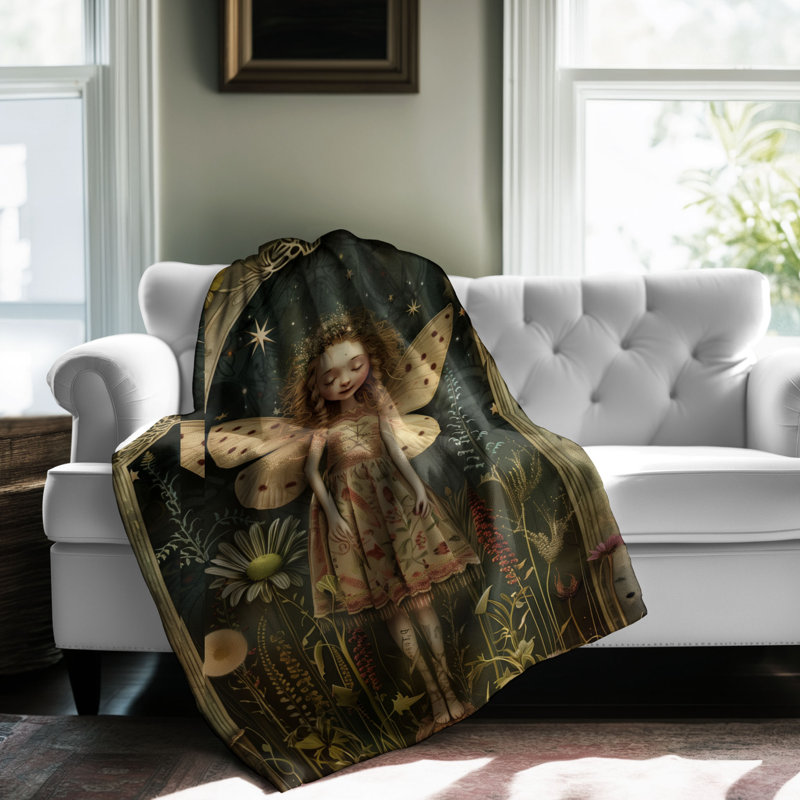  Couverture Enchanted Woodland Escape, L 80 po x l 60 po