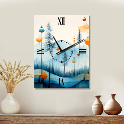 Blue Ridge Woodland - Rustic Wall Clock