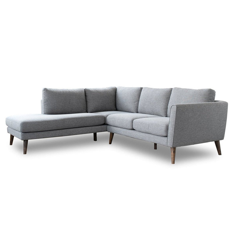 Canapé modulaire en tissu gris Benson