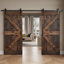 Porte de grange coulissante double K Series