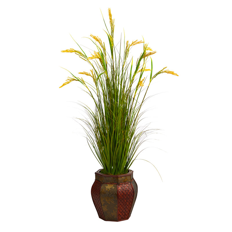 Herbe artificielle 53 po en pot