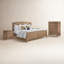 Ensemble de chambre à coucher 4 pièces Violet-101898441