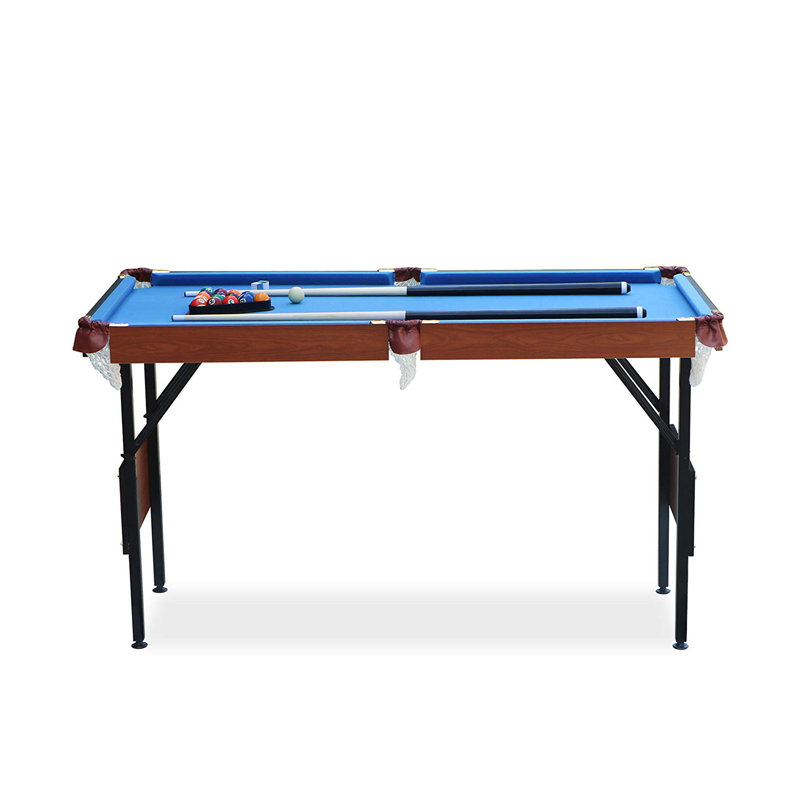 Table de billard pliante RACK Crux 55 pouces, bleue, Bleu
