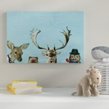 'Too Cool for the Party' Print on Wrapped Canvas