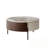 Round Diara with Drawers and metal legs