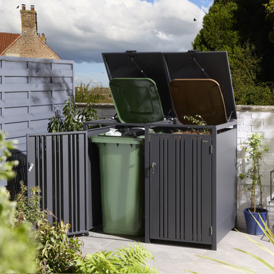 Metal Double Bin Store