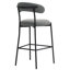 Tabourets de bar confortables à hauteur de comptoir avec housse en tissu élégant et base stable pour îlot de cuisine-971434274