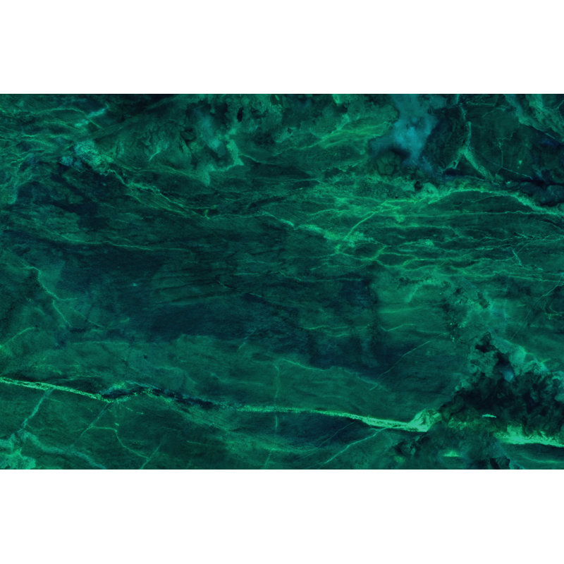 Green Marble by Natthanim - Wrapped Canvas Print, 30cm H x 46cm W x 3.8cm D