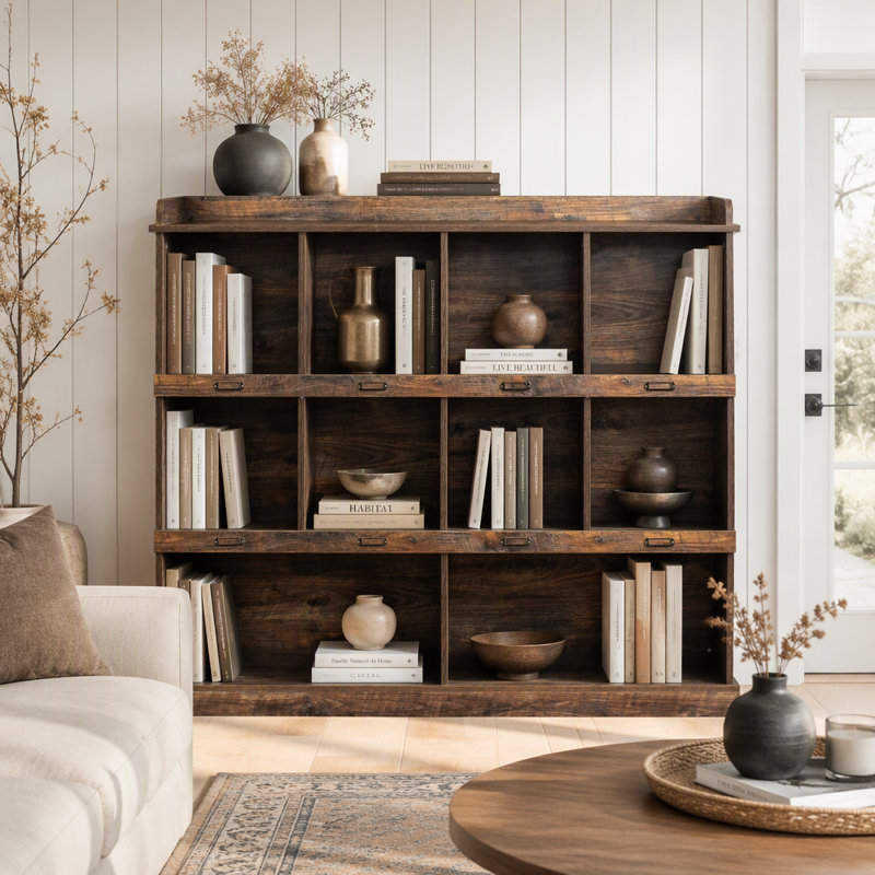 10-Shelf Bookcase, Espresso